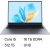 Ноутбук Honor MagicBook X16 BRG-565 Core i5 13420H 16Gb SSD512Gb Intel UHD Graphics 16" IPS FHD+ (19 низкие цены купить в Тюмени
