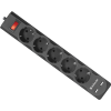Сетевой фильтр Defender DFS 753 3,0 м, 5 розеток, 2xUSB, 2.1A Сетевой фильтр Defender DFS 753 3,0 м, низкие цены купить в Тюмени