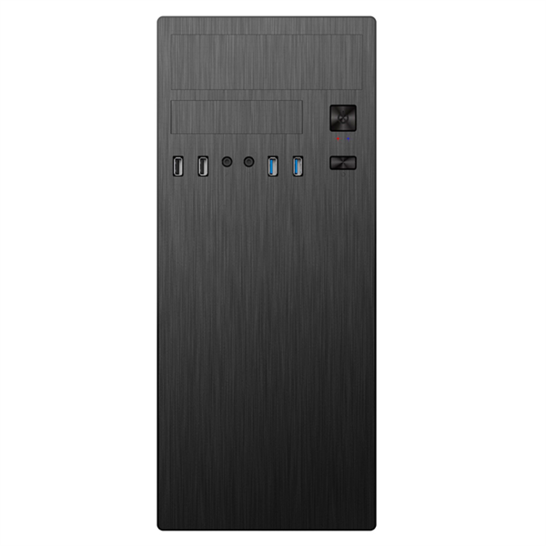 MidiTower Powerman DA812BK Black PM-500ATX-F 2*USB 2.0+2*USB 3.0 Audio ATX низкие цены купить в Тюмени