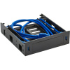 Exegate EX280445RUS Салазки (переходник) для установки HDD 2.5/3.5"  в отсек 5.25" с 2*USB3.0  Exega низкие цены купить в Тюмени