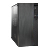 Exegate EX283754RUS Корпус Minitower ExeGate mEVO-9301-RGB (mATX, без БП, с окном, 2*USB+1*USB3.0, H низкие цены купить в Тюмени