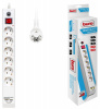 Сетевой фильтр Buro BU-SP1.8_USB_2A-W 1.8м (6 розеток) белый (коробка) низкие цены купить в Тюмени