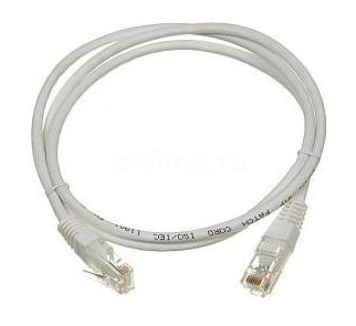 Кабель Патч-корд Lanmaster UTP TWT-45-45-1.0-WH вилка RJ-45-вилка RJ-45 кат.5е 1м белый ПВХ низкие цены купить в Тюмени