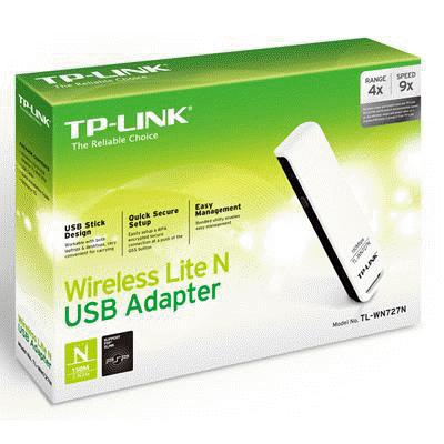 Адаптер WiFi TP-Link [ TL-WN727N ] (IEEE 802.11b/g/n, до 150 Мб/с, USB 2.0, встроенная внутренняя ан низкие цены купить в Тюмени