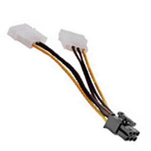 Разветвитель питания 2хMolex->PCI-Express 6pin низкие цены купить в Тюмени