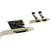 Exegate EX281226RUS Контроллер EXE-303 PCI-E, 2*COM port + 1*LPT (OEM) низкие цены купить в Тюмени