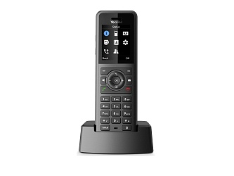 YEALINK SIP-трубка W57R, степень защиты IP54, HD звук, вибросигнал, FNR, быстрая зарядка, для W70B/W низкие цены купить в Тюмени