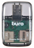 Устройство чтения карт памяти USB2.0 Buro BU-CR-110 черный низкие цены купить в Тюмени