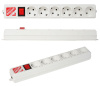 Фильтр-удлинитель Power Cube 1.9 м 6 розеток (серый) 10А/2,2кВт Surge protector Power Cube 1.9 m 6 o низкие цены купить в Тюмени