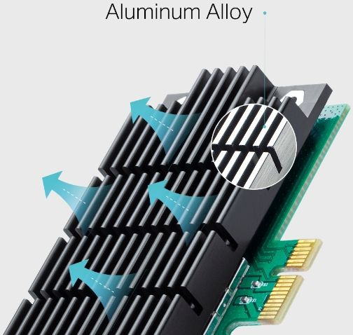 Адаптер Wi-Fi Адаптер Wi-Fi/ AC1200 Wi-Fi PCI Express Adapter, 867Mbps at 5GHz + 300Mbps at 2.4GHz,  низкие цены купить в Тюмени