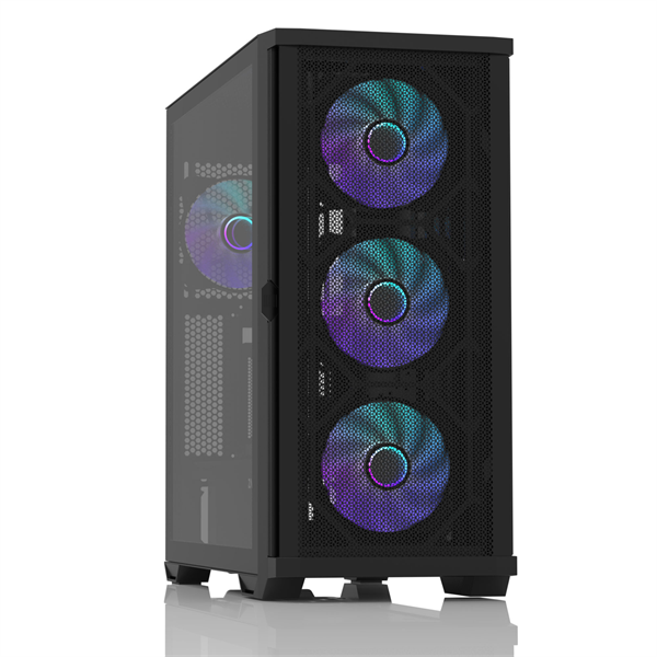 ZALMAN Z10 DUO, ATX, BLACK, WINDOW, 2x3.5", 2x2.5", 2xUSB3.0, 1xUSB 3.1 Type-C, FRONT 3x120mm Infini низкие цены купить в Тюмени