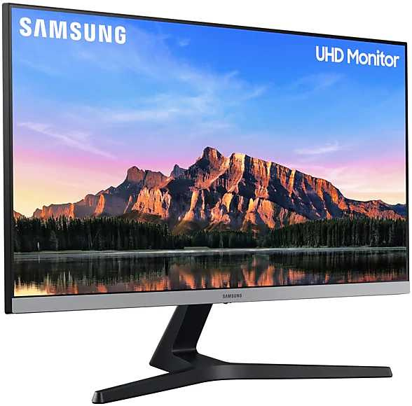 Монитор Samsung 28" U28R550UQI темно-серый IPS LED 16:9 HDMI матовая 1000:1 300cd 178гр/178гр 3840x2 низкие цены купить в Тюмени