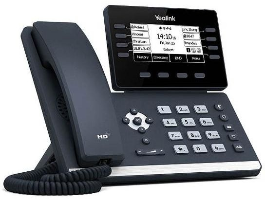 Телефон IP Yealink SIP-T53 черный низкие цены купить в Тюмени