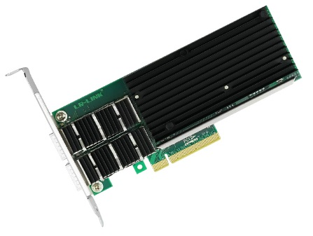 Сетевой адаптер PCIE 40G FIBER 2QSFP+ LREC9902BF-2QSFP+ LR-LINK низкие цены купить в Тюмени