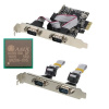 ORIENT XWT-PE4SV1 RTL  PCI-Ex to COM 4-port (ASIX AX99100) низкие цены купить в Тюмени