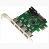 ORIENT VA-3U4PE RTL {PCI Express card USB 3.0 4 порта} низкие цены купить в Тюмени