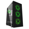 Powercase CMIZB-L4 Корпус Mistral Z4 Mesh LED, Tempered Glass, 4x 120mm 5-color fan, чёрный, ATX  (C низкие цены купить в Тюмени
