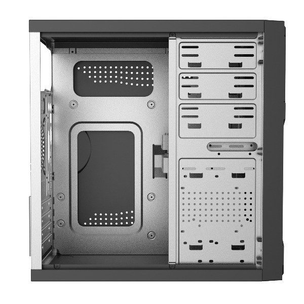 Корпус с блоком питания 450Вт. Корпус с блоком питания 450Вт./ Сase Forza mATX, 450W, 2xUSB2.0, Blac низкие цены купить в Тюмени