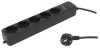 Сетевой фильтр PC PET 1.8м 5 розеток чёрный AP01006-1.8-B низкие цены купить в Тюмени