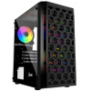 Powercase CMIMTB-L3 Корпус Mistral Micro T3B, Tempered Glass, Mesh, 2x 140mm + 1х 120mm 5-color fan, низкие цены купить в Тюмени