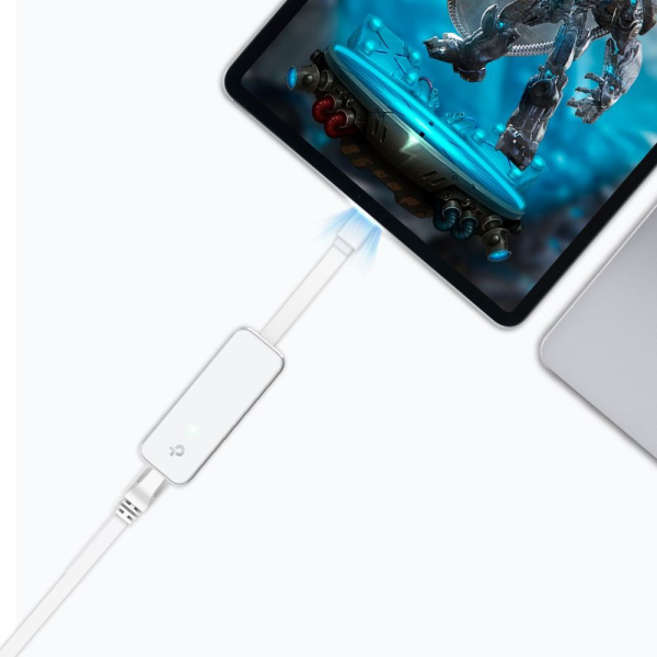Сетевой адаптер Сетевой адаптер/ USB 3.0 Type-C to Gigabit Ethernet network adapter, 1 USB 3.0 Type- низкие цены купить в Тюмени