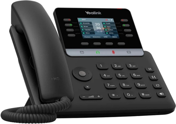 YEALINK SIP-T73W, 12 аккаунтов, Wi-Fi, 2,8" цветной экран, порт USB, BLF, PoE, GigE, без БП, шт низкие цены купить в Тюмени