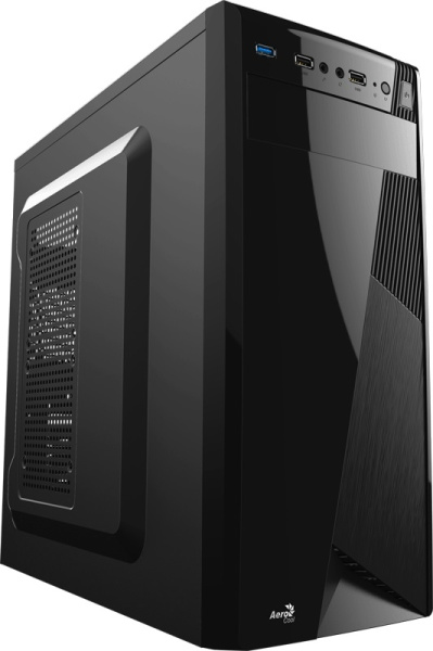 Корпус Aerocool CS-1101 черный без БП ATX 2x120mm 1x140mm 2xUSB2.0 1xUSB3.0 audio низкие цены купить в Тюмени