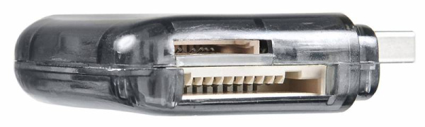 Устройство чтения карт памяти USB2.0 Buro BU-CR-110 черный низкие цены купить в Тюмени