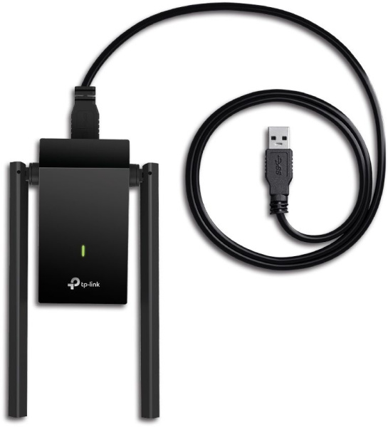 Адаптер Wi-Fi AC1300Mbps Dual-band High-Gain wireless USB adapter, 867Mbps at 5G and 400Mbps at 2.4G низкие цены купить в Тюмени