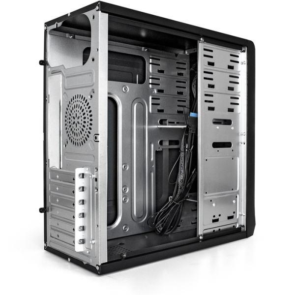 Exegate EX278394RUS Корпус Miditower Exegate CP-603 Black, ATX, <без БП>, 2*USB+2*USB3.0, Audio низкие цены купить в Тюмени