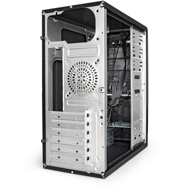 Exegate EX261447RUS Корпус Miditower CP-601 Black, ATX, <без БП>, 2*USB, Audio низкие цены купить в Тюмени
