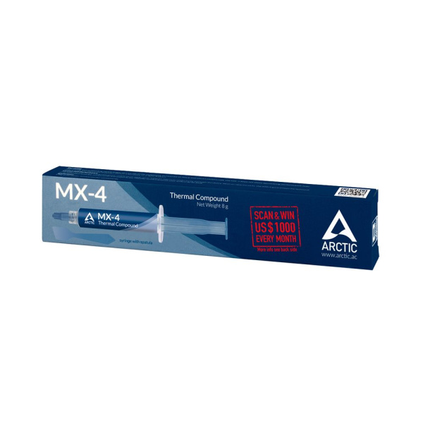 Термопаста MX-4 Thermal Compound 8-gramm mit Spachtel ACTCP00059A низкие цены купить в Тюмени