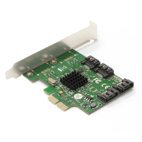Контроллер ExeGate EXE-502 (PCI-E x1 v2.0, SATA3 RAID, 4 int., Marvell Chispet 88SE9230) EX290924RUS низкие цены купить в Тюмени