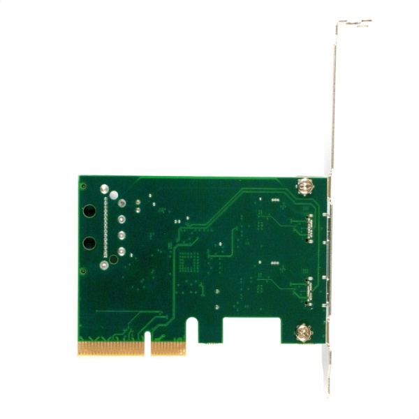 Exegate EX283715RUS Контроллер EXE-313 PCI-Ex4, 2*USB3.1 Type-C ext, разъем доп.питания (OEM) низкие цены купить в Тюмени