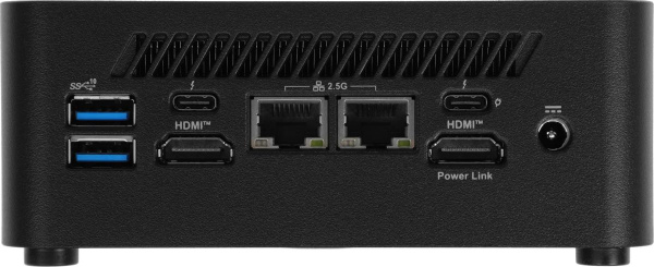 Неттоп MSI Cubi NUC 1M-052BRU Core 5 120U (1.4) Graphics CR без ОС 2xGbitEth WiFi BT 120W черный (93 низкие цены купить в Тюмени