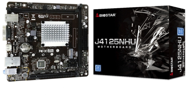 Материнская плата Biostar J4125NHU низкие цены купить в Тюмени