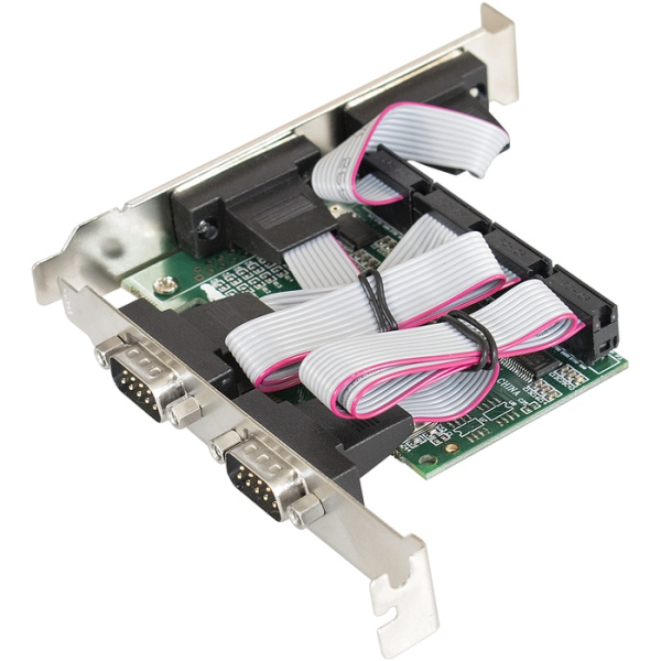 Контроллер Exegate Контроллер ExeGate EXE-310 EX283705RUS (PCI-E, 4*COM port) OEM (117259) низкие цены купить в Тюмени