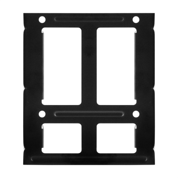 Exegate EX292544RUS Салазки (переходник) ExeGate HD-22T3M металлические для установки 2xHDD/SSD 2.5" низкие цены купить в Тюмени