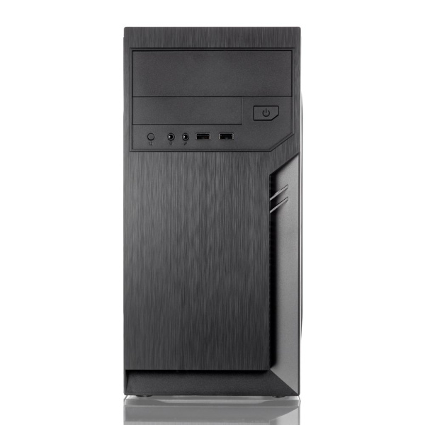 Корпус с блоком питания 450Вт. Case Foxline FL-702, mATX, 1x5.25EXT, 1x3.5EXT, 2x3.5INT, 2xUSB2.0, H низкие цены купить в Тюмени
