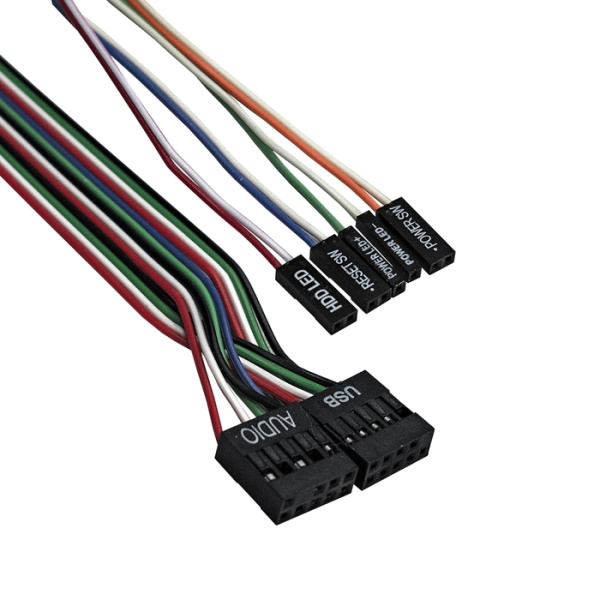 Exegate EX268694RUS Корпус MiniITX Exegate MI-208 Black, miniITX/mATX, <M350, 80mm>, 2*USB, Audio низкие цены купить в Тюмени