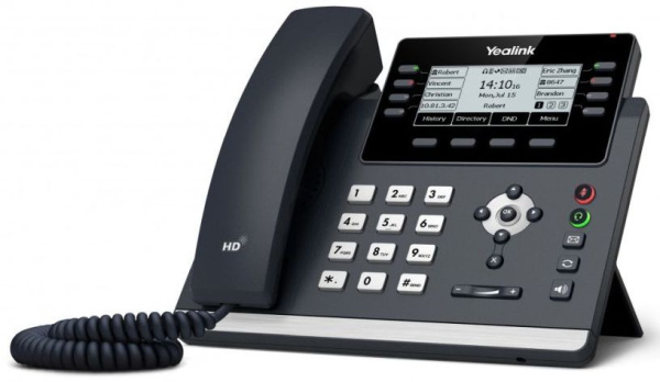 IP-телефон Yealink SIP-T43U, 12 аккаунтов, BLF,  PoE, GigE, без БП, шт низкие цены купить в Тюмени