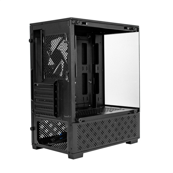 Exegate EX298221RUS Корпус Minitower ExeGate i3 SEA (mATX, без БП, 1*USB+1*USB3.0, HD аудио, черный, низкие цены купить в Тюмени