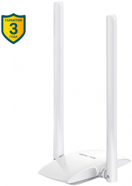 Сетевой адаптер WiFi Mercusys MW300UH N300 USB 2.0 (ант.внеш.несъем.) 2ант. низкие цены купить в Тюмени