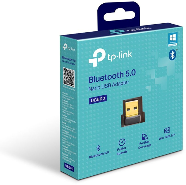Сетевой адаптер Bluetooth TP-Link UB500 USB 2.0 (ант.внутр.) низкие цены купить в Тюмени