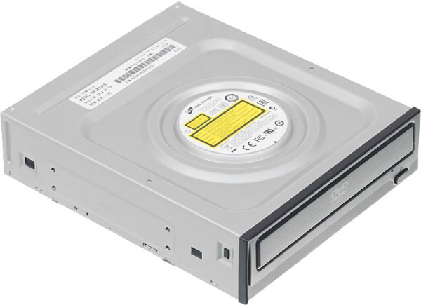 Привод DVD-ROM LG DH18NS61 черный SATA внутренний oem низкие цены купить в Тюмени