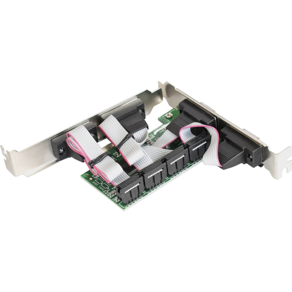 Контроллер Exegate Контроллер ExeGate EXE-310 EX283705RUS (PCI-E, 4*COM port) OEM (117259) низкие цены купить в Тюмени
