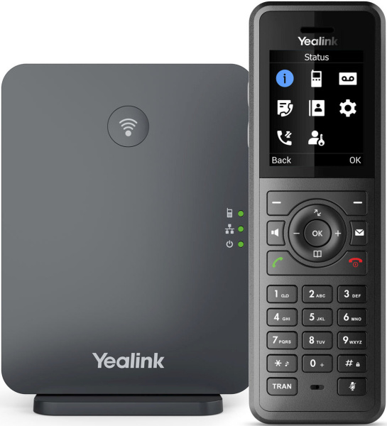 Телефон SIP Yealink W77P черный низкие цены купить в Тюмени