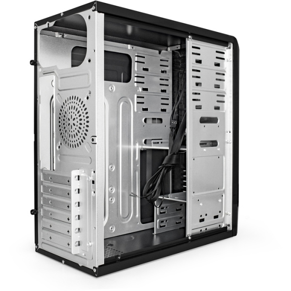 Exegate EX261447RUS Корпус Miditower CP-601 Black, ATX, <без БП>, 2*USB, Audio низкие цены купить в Тюмени