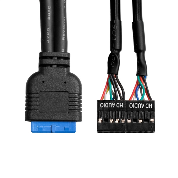 Exegate EX298351RUS Планка USB на переднюю панель ExeGate U3H-627S, 3,5", 2*USB3.0+HD Audio Combo, ч низкие цены купить в Тюмени