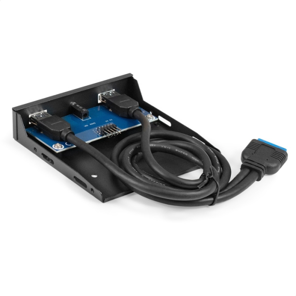 Exegate EX298351RUS Планка USB на переднюю панель ExeGate U3H-627S, 3,5", 2*USB3.0+HD Audio Combo, ч низкие цены купить в Тюмени